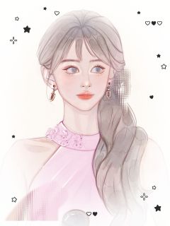 今日份的水彩头像