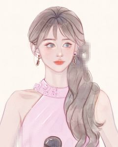 今日份的水彩头像