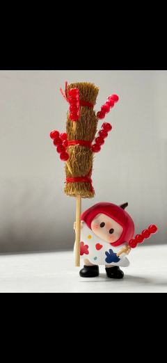 举着糖葫芦的右右酱也太有过年氛围了吧