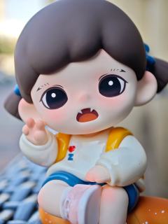 双马尾+元气坐姿 萌到犯规～高精度涂装连鞋带褶皱都清晰 摆出