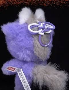 拉布布开心马的直播间多方位展示，紫气东来，紫色的拉布布，大家