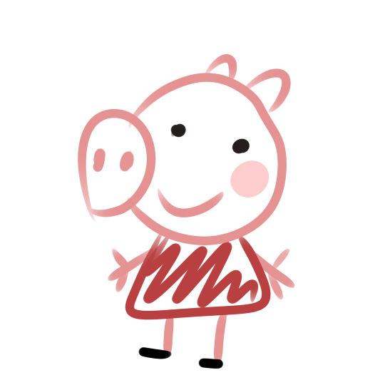 嗯对，没事干想画画佩奇的同人，后面打算画个乔治的😋