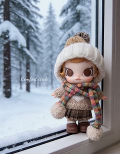 “想和你一起，窝进冬天的温柔里～”❄️  

两个小可爱也换