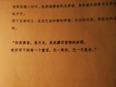 阿尔芒,你是我唯一的男主角
“我和阿尔芒,一个是在黑夜畏冷