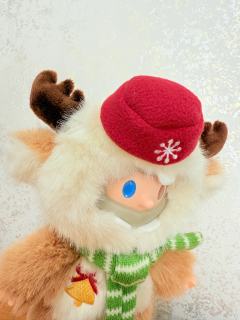 我拥有鲁道夫搪胶毛绒挂件啦～