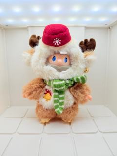 我拥有鲁道夫搪胶毛绒挂件啦～