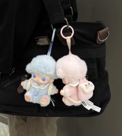 给眷恋依赖安排上啦～
小粉和小蓝小书包～