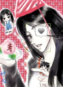 是之前1.27画的宝儿姐生贺。
因为感觉修的过程中另一边眼睛