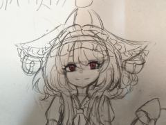 我天，突然感觉这个立绘自己画的好成功呀，我画画怎么越来越像A