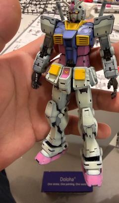 #笨鸟先飞# rg元祖2.0改一年战争游戏配色，外甲采用暖白