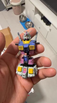 #笨鸟先飞# rg元祖2.0改一年战争游戏配色，外甲采用暖白