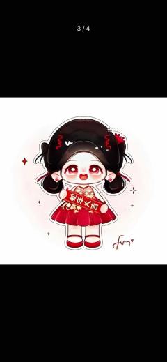 白鹿Q版头像来啦~