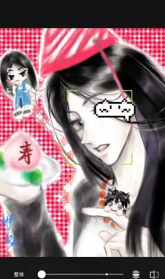 是之前1.27画的宝儿姐生贺。
因为感觉修的过程中另一边眼睛