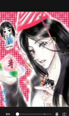 是之前1.27画的宝儿姐生贺。
因为感觉修的过程中另一边眼睛