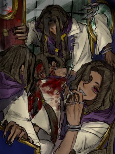 呃，繪畫接龍，我是第一棒