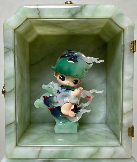 点金奔腾的dimoo玉器款从开始就一直在跌，今天都跌破了原价。中国风可爱的dimoo 就这样被抛弃了！