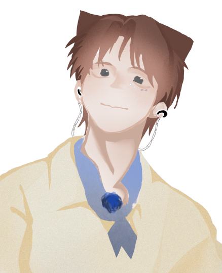 给舍友画的就这样萌萌的看着你