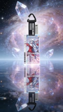 深海猎人 “猩红歌姬” 斯卡蒂限定身份卡挂饰来啦🌊！银河晶