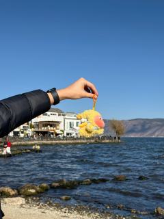 🦸星星人小超人在洱海上起飞啦！
🦸这款星星人挂件真的非常