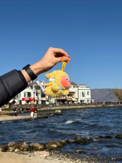 🦸星星人小超人在洱海上起飞啦！
🦸这款星星人挂件真的非常