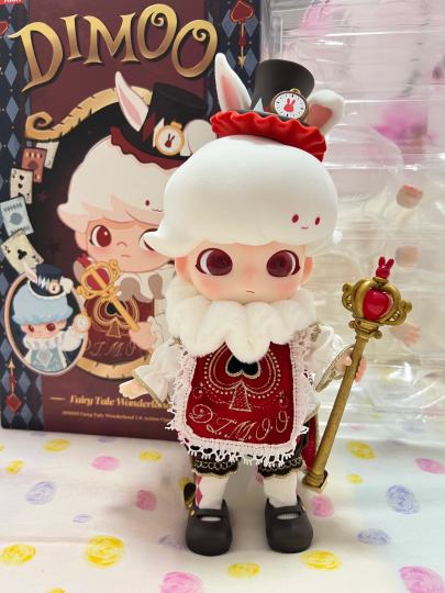 超级可爱的dimoo宝宝！用了优惠券比原价便宜一百多，美滋滋拿下 嘿嘿！