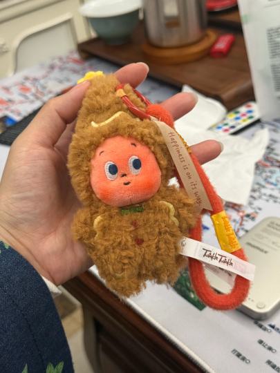 第一次千岛收娃 安全下车香草脆真的纠结了很久 丑萌丑萌 收到的这只脸很正！有惊喜到这个系列非常可以 我得收多几个挂包上哈哈