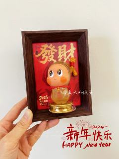 🐎马年开运C位！泡泡玛特新年相框把福气焊在桌面🧨