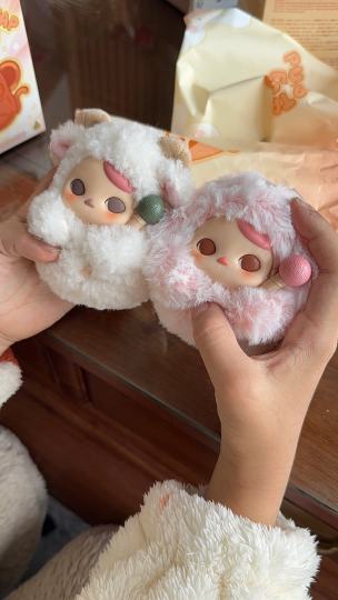 可爱的欢乐（🐑）和温柔的缘分（🐰）颜色很挺适配的