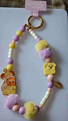 星星人美味时刻系列手机挂绳
马卡龙时刻、栗子奶油、招吉布丁、