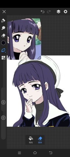 越画越像，干脆试着仿一下，太爽了😋成图https://linjieapp.com/post-detail?postId=956998915620631758