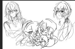 放点草稿和摸鱼，我一直叹气