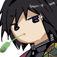 不是角色黑！！！
突发奇想，等会儿我试试炭治郎🤓
画的比较