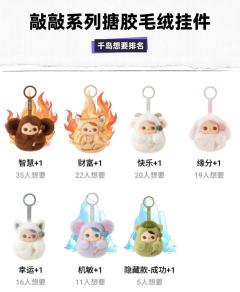 敲一敲～PUCKY新品【挂件】
PUCKY敲敲系列搪胶毛绒挂