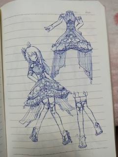 菲梦设子和给小星设计的衣服🤓