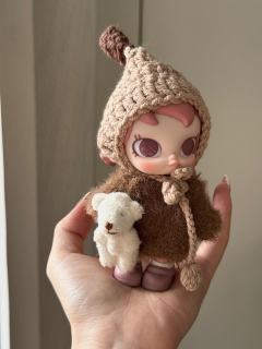 我的“脸蛋红扑扑”真的好可爱！！
粉棕搭配真的绝了！！
