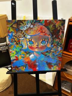 虽然展览的molly和我家的molly差不多。但是纪念品还是