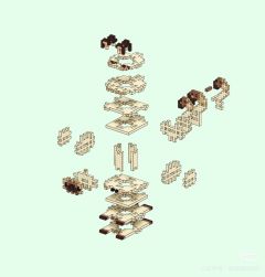 第一次尝试立体拼豆，难度拉满，不过做好了之后很有成就感！

