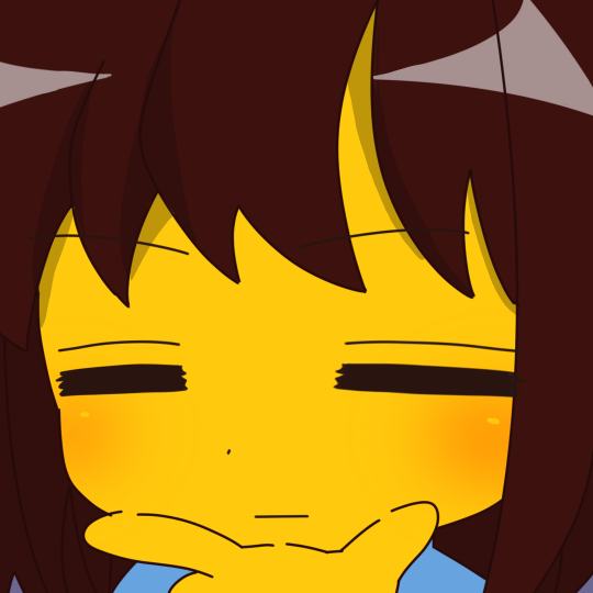 如果我不说谁知道这是frisk 又有谁知道我仿了《幸运星》的画风嘿嘿嘿嘿frisk萌泉此方也萌