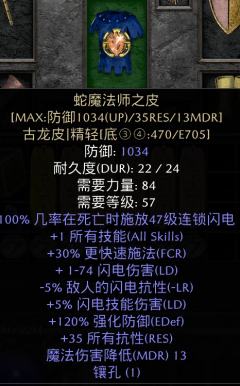 蛇皮电盾流（精神盾电甲更好）