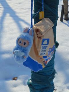 也是让labubu看到雪了，鱼尾太好看啦！！！