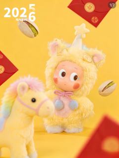 这次的马年新品搪胶毛绒也太好看了吧，马年氛围拉满，主题与IP