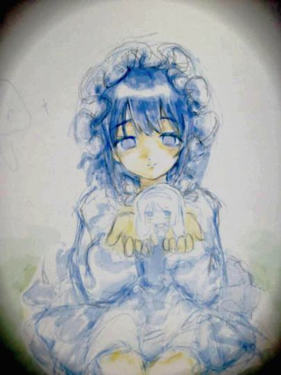 这个是我自习课拿学校整的学习机画的然后我不知道为什么这个备用机拍出来有个诡异的暗角然后我调了个滤镜好像更怪了就这样吧