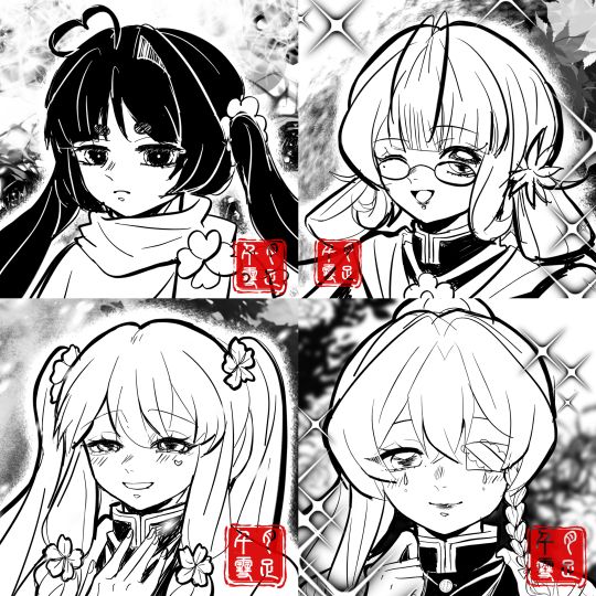 最近的摸鱼草头emmm严格来说是手癖之战而非仿画风 不打草稿直接画好爽嘿嘿嘿