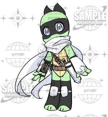 其实是自己画的两版人设图，感觉也没变多少