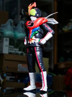 这种复古感的假面骑士﻿正合我口味
身材比例和剧照还原度很高，