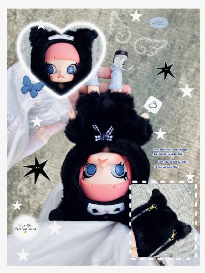 超可爱新衣服自带挂绳孔随便拆了一个小包的肩带扣上去就可以出门遛弯（不建议挤地铁🚇）日常上班逛街出游都可以拍拍照美美嘟不用担心掉头四肢稍微注意些就OK啦