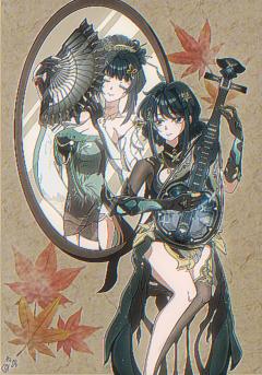 搬运一下之前画的含英生贺
(:3 っ)=≡=-･∴’Σ[__