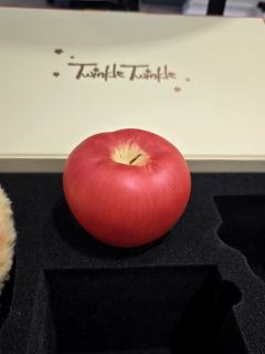 🍎苹果做的好好看啊！！造型逼真味道也很苹果香！星星人烛台做