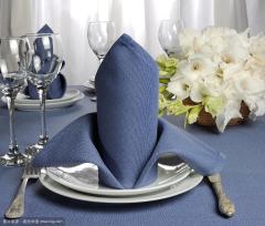 sp 餐桌系列与实际餐具的对比（下）
1、餐巾——餐巾的默守