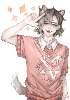 翻到了之前的旧图重绘
两图隔了一年